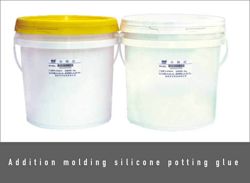 Addition molding silicone potting glue